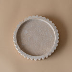 Travertine Scallop Dish tray Indaba Large