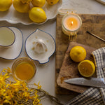 Organic Ruffle Edge Stoneware Serving Platter Serving Trays Indaba