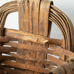 Antique French Basket VINTAGE - basket Rug & Weave