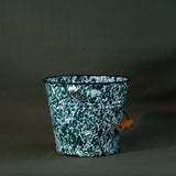 Vintage Splatterware Pail 0-a-VINTAGE-pot Rug & Weave