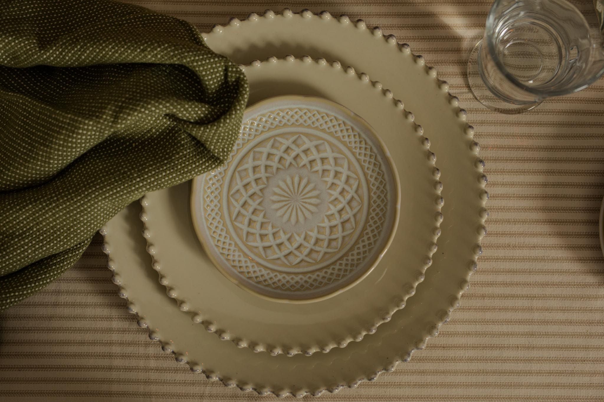 Ticking Stripe Placemat Set placemat set Indaba