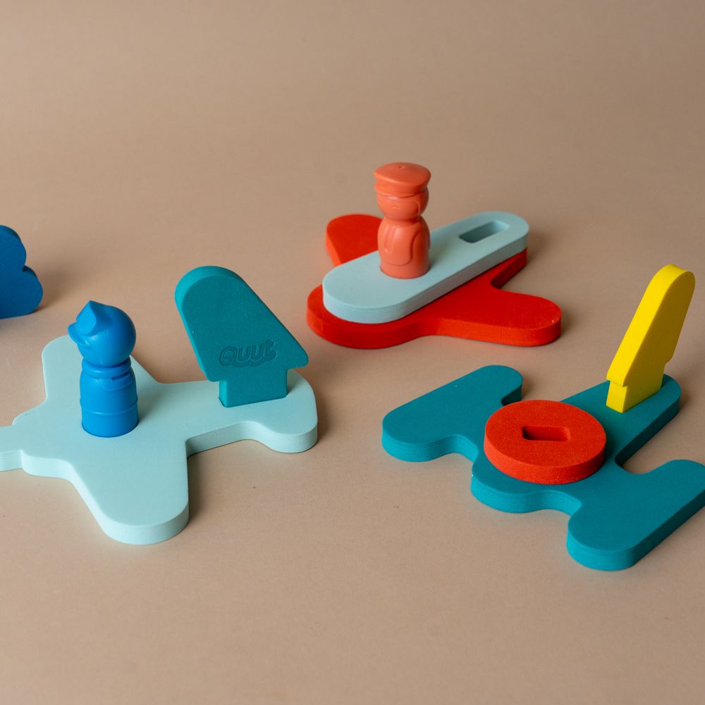 Airplane Foam Bath Friends - Rug & Weave