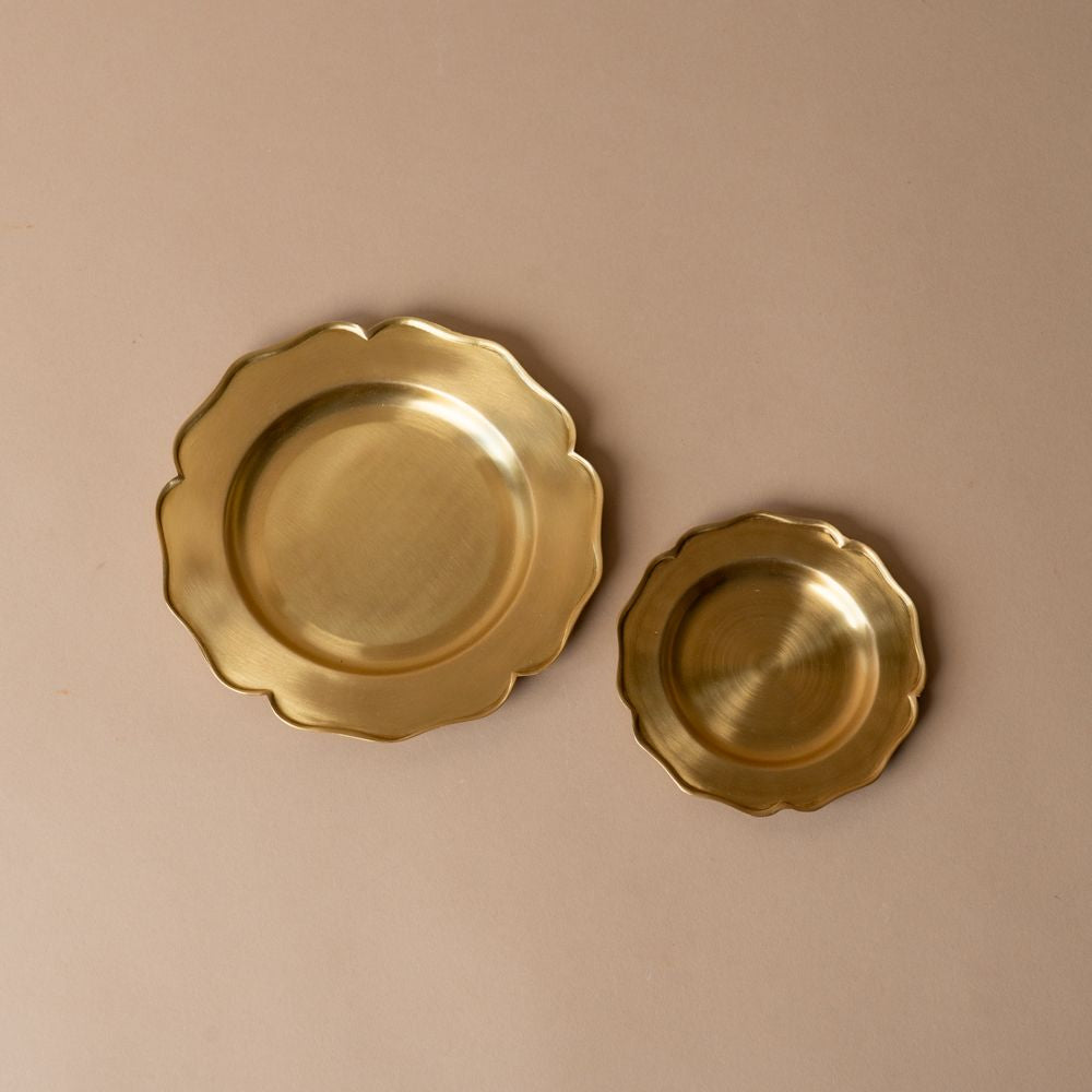 Handmade Brass Trinket Dish - Rug & Weave