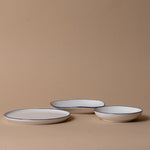 Organic Blue Edge Dessert Plate plate Tranquillo (DYA)
