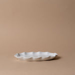 Organic Ruffle Edge Stoneware Serving Platter Serving Trays Indaba Small