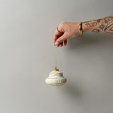 Handmade Paper Mache Ornament - Layered Shape