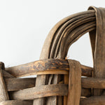 Antique French Basket VINTAGE - basket Rug & Weave