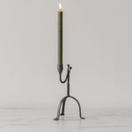 Single Arm Aged Iron Candle Holder candle holder Irvin's Tinware (Faire)
