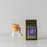 Chemex Wood Handled Brewer coffee brewer DETOUR Coffee Roasters