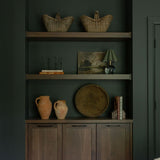 Giorgio Crystal Mini Lamp (Natural Brass with Green Scalloped Shade) Mini Lamps Regina Andrew