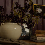 Ivory Glazed Pot 0-a-VINTAGE-pot Luxe B Co (Faire)