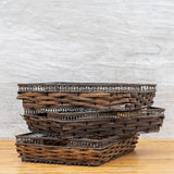 Antique Wood Basket 1-VINTAGE - basket Golden Oldies