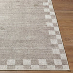 Jude Checkered Border Washable Rug RUGS - washable Surya