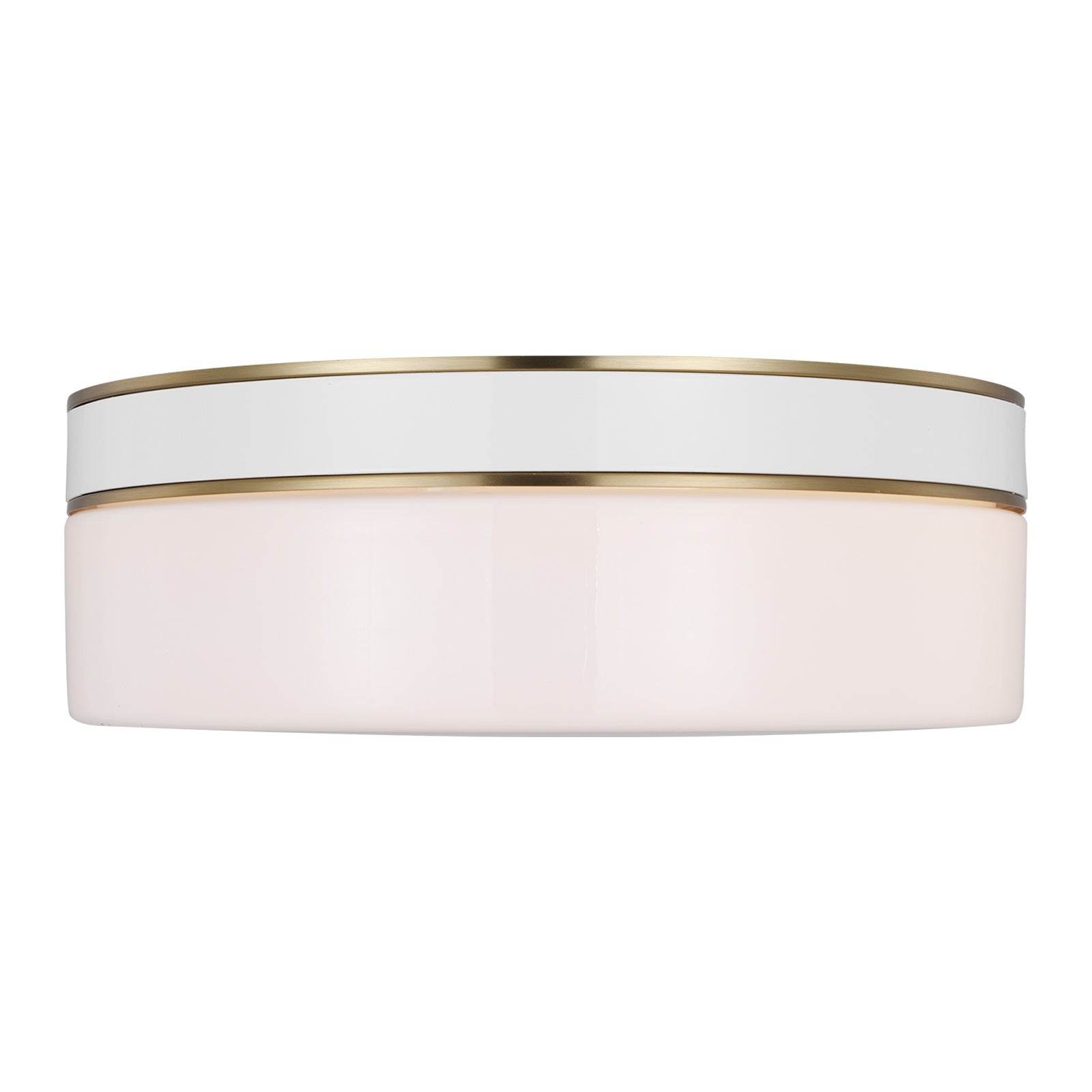 Monroe Large Flush Mount LIGHTING - ceiling fixture Visual Comfort Burnished Brass