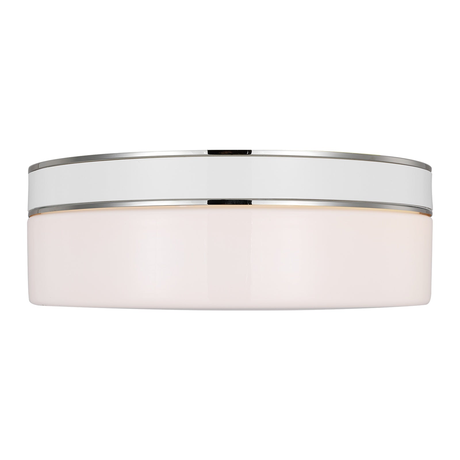 Monroe Large Flush Mount LIGHTING - ceiling fixture Visual Comfort Polished Nickel
