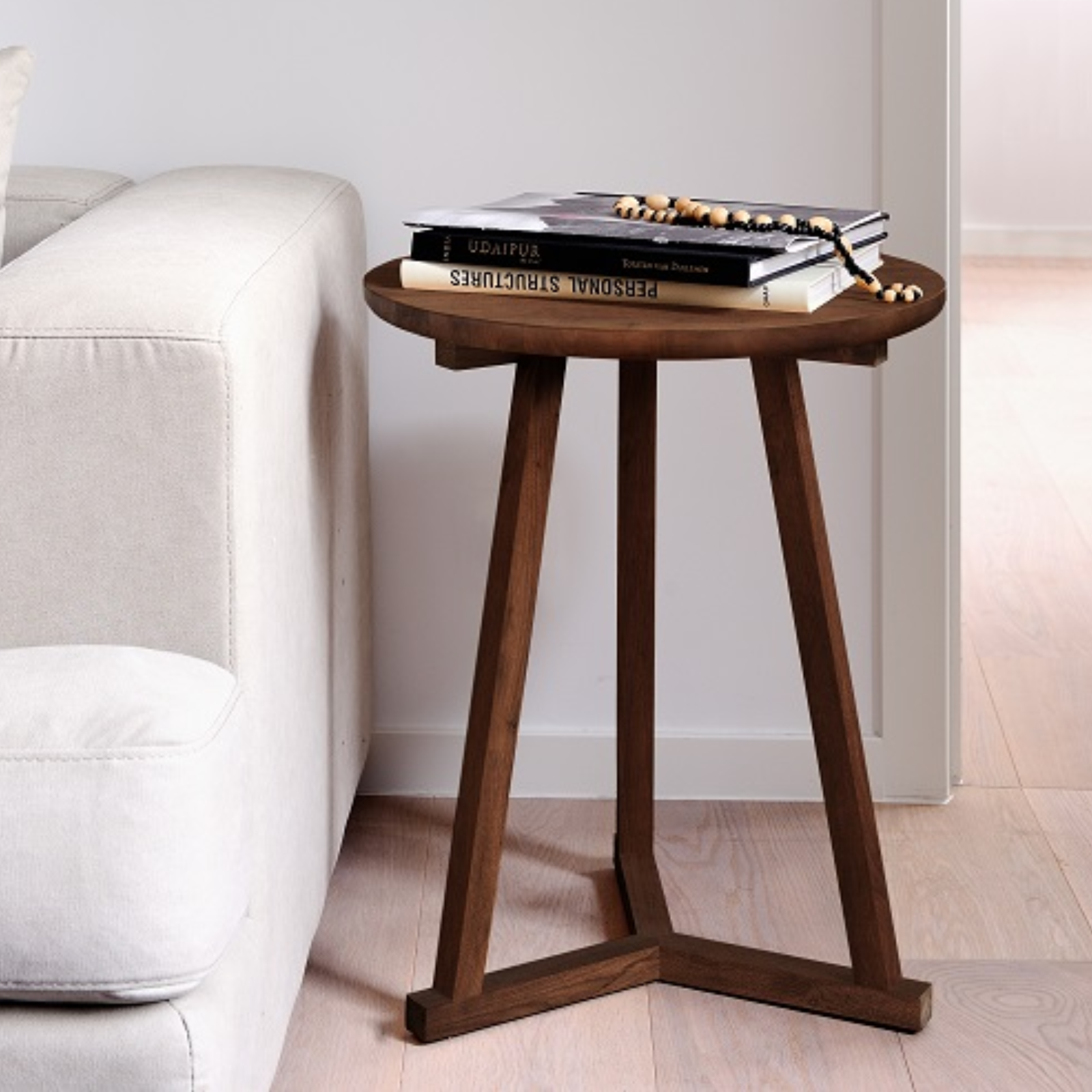 Tripod Side Table 5 - a - FURNITURE - accent table - wood Ethnicraft