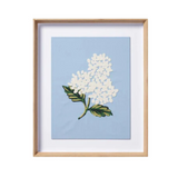 Hydrangea Blue Framed Art Print ARTWORK - framed print Loloi