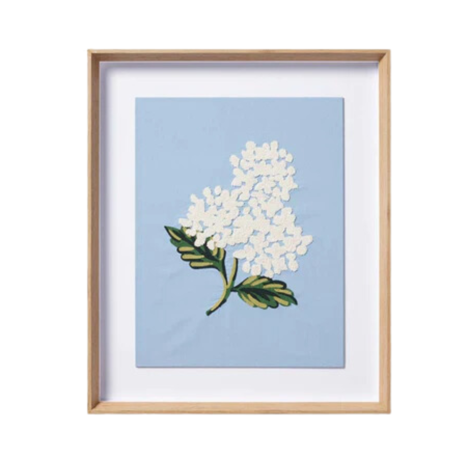 Hydrangea Blue Framed Art Print ARTWORK - framed print Loloi