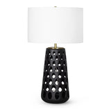 Kelvin Ceramic Table Lamp (Black) Table Lamps Regina Andrew