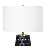 Kelvin Ceramic Table Lamp (Black) Table Lamps Regina Andrew