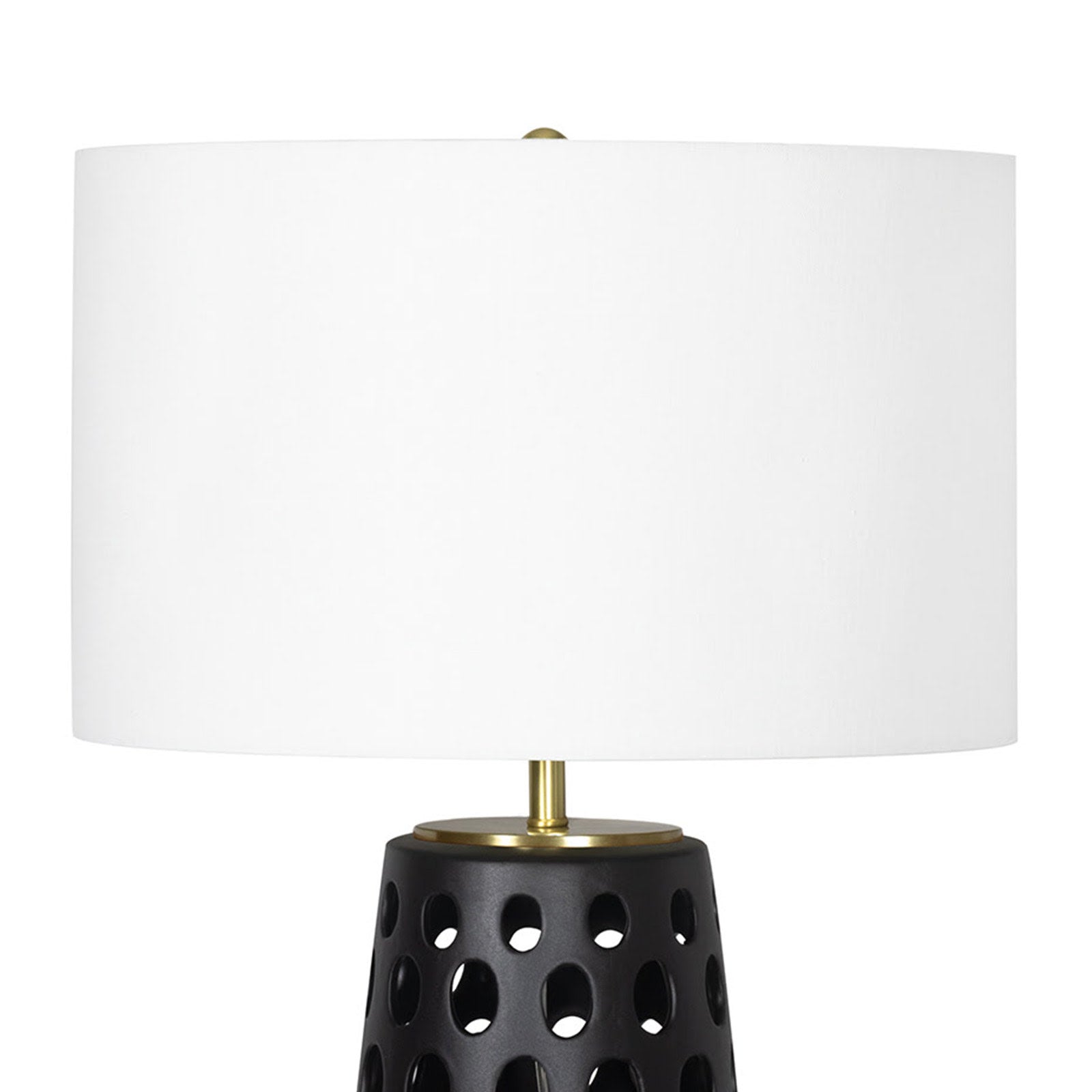 Kelvin Ceramic Table Lamp (Black) Table Lamps Regina Andrew