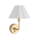 OVERSTOCK ITEM - Polly Sconce Single - Brass/White Shade - set of 2 LIGHTING - in store Regina Andrew