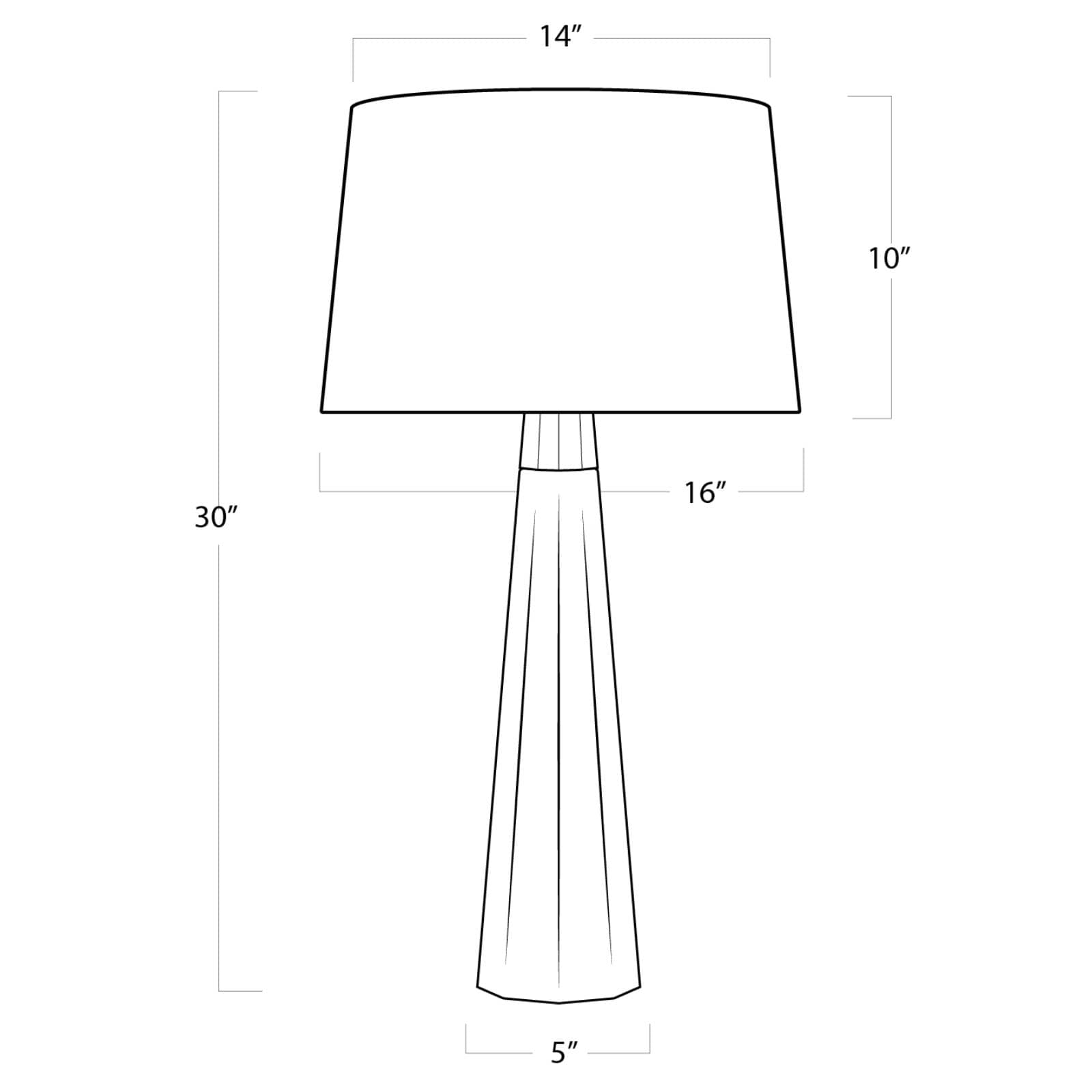 Beretta Concrete Table Lamp Table Lamps Regina Andrew