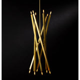 Viper Chandelier (Natural Brass) Chandelier Regina Andrew