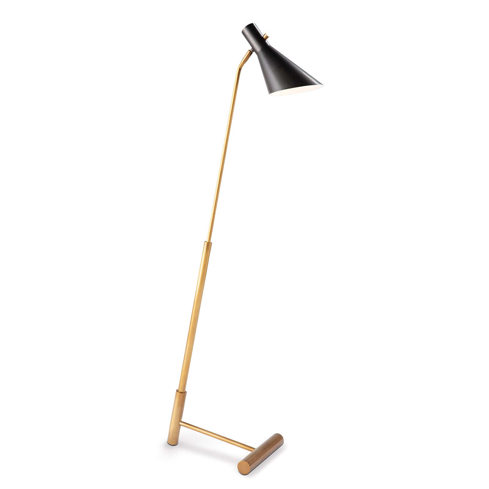 Spyder Floor Lamp (Blackened Brass and Natural Brass) Floor Lamps Regina Andrew