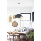 Sigmund Pendant Large (Black and Gold) Pendants Regina Andrew