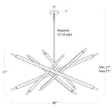 Viper Chandelier (Oil Rubbed Bronze) Chandelier Regina Andrew