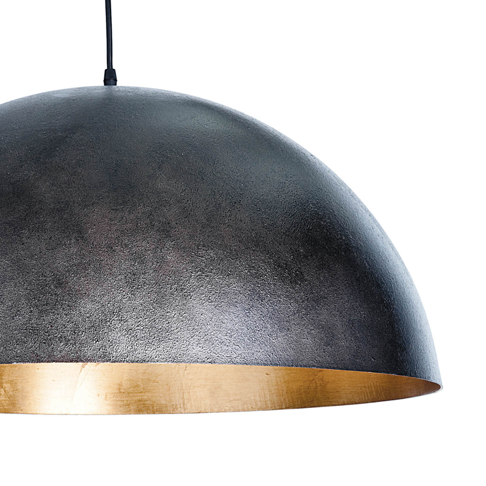 Sigmund Pendant Large (Black and Gold) Pendants Regina Andrew