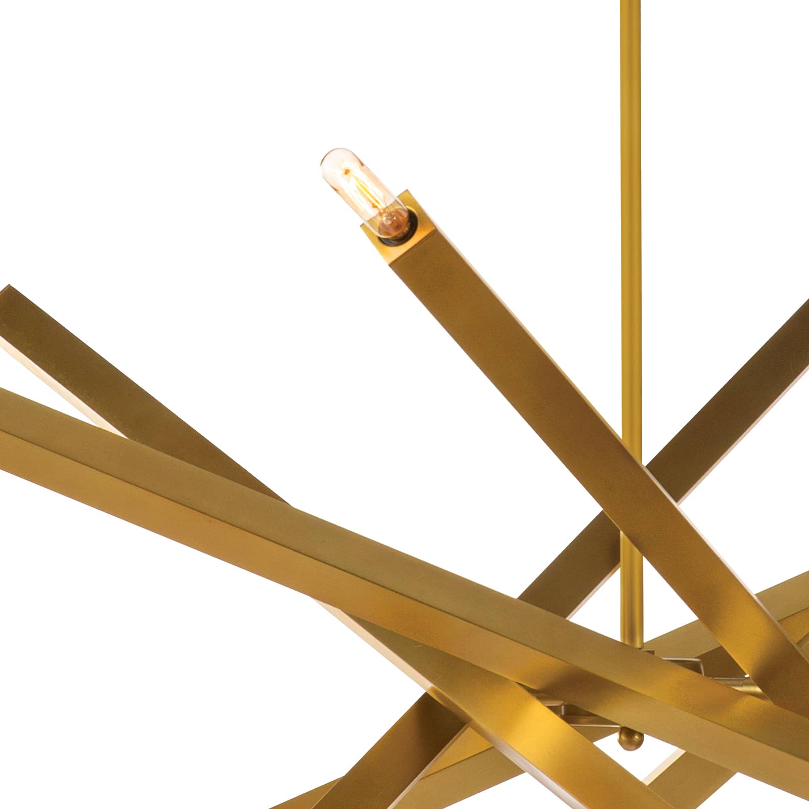 Viper Chandelier (Natural Brass) Chandelier Regina Andrew