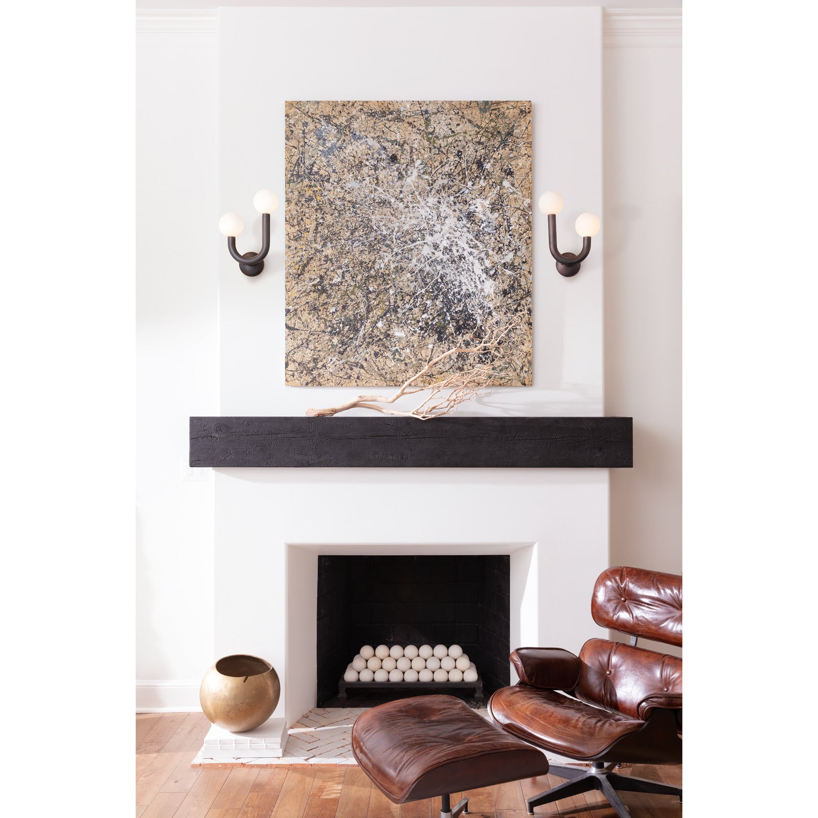 Happy Sconce Left Side (Oil Rubbed Bronze) Wall Sconces Regina Andrew