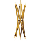 Viper Chandelier (Natural Brass) Chandelier Regina Andrew
