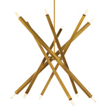 Viper Chandelier (Natural Brass) Chandelier Regina Andrew