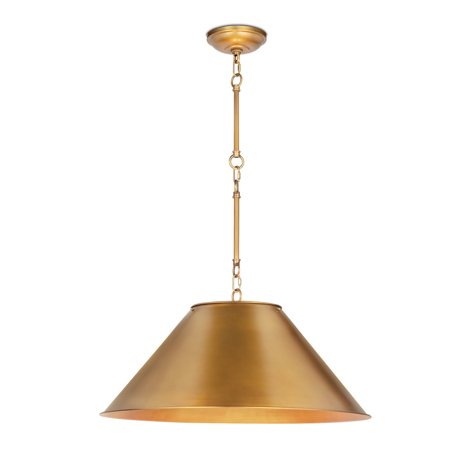Reese Pendant (Natural Brass) Pendants Regina Andrew