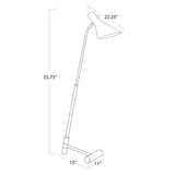 Spyder Floor Lamp (Blackened Brass and Natural Brass) Floor Lamps Regina Andrew