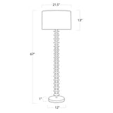 Fishbone Floor Lamp (Ebony) Floor Lamps Regina Andrew