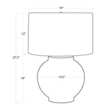 Deacon Ceramic Table Lamp Table Lamps Regina Andrew