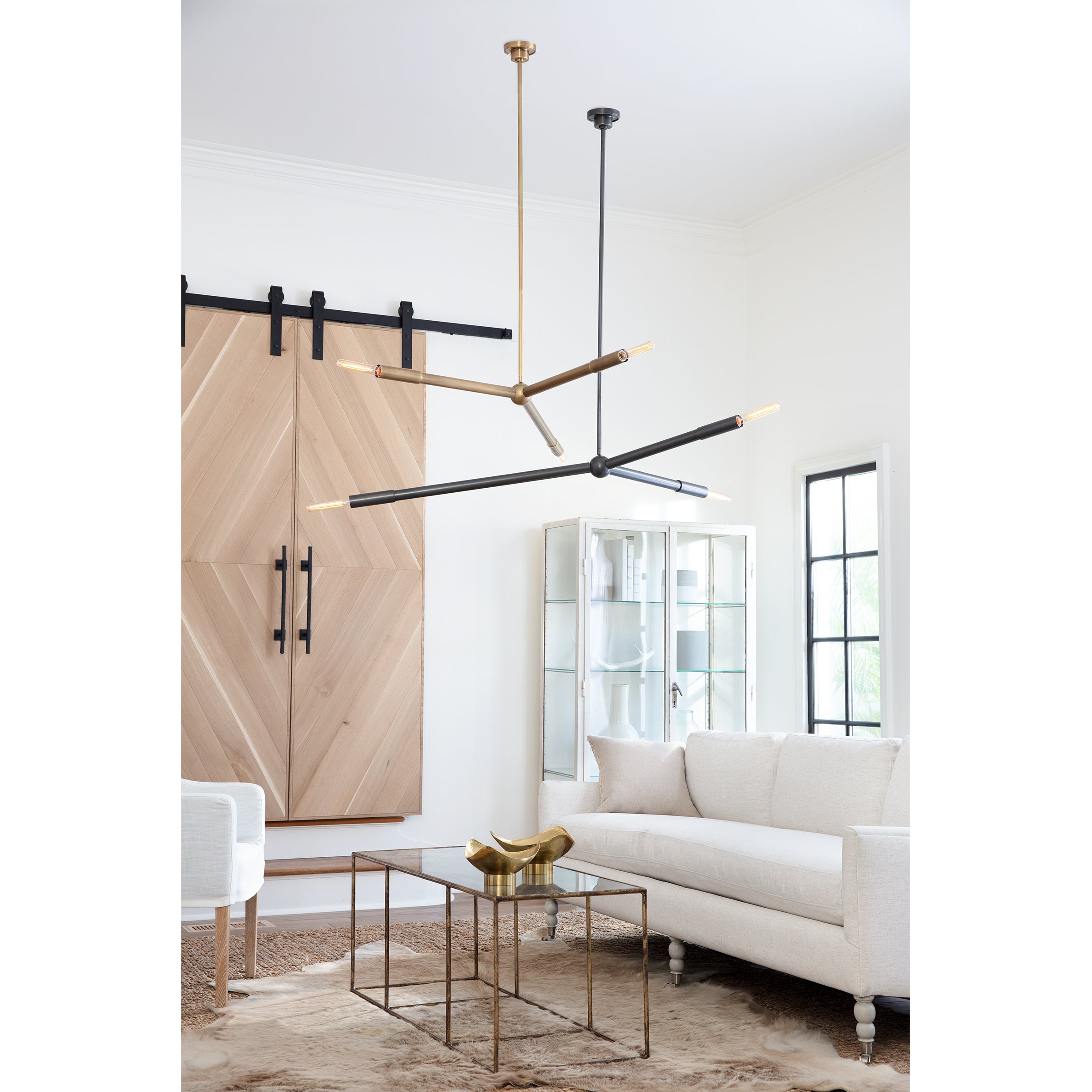 Talon Chandelier (Natural Brass) Chandelier Regina Andrew
