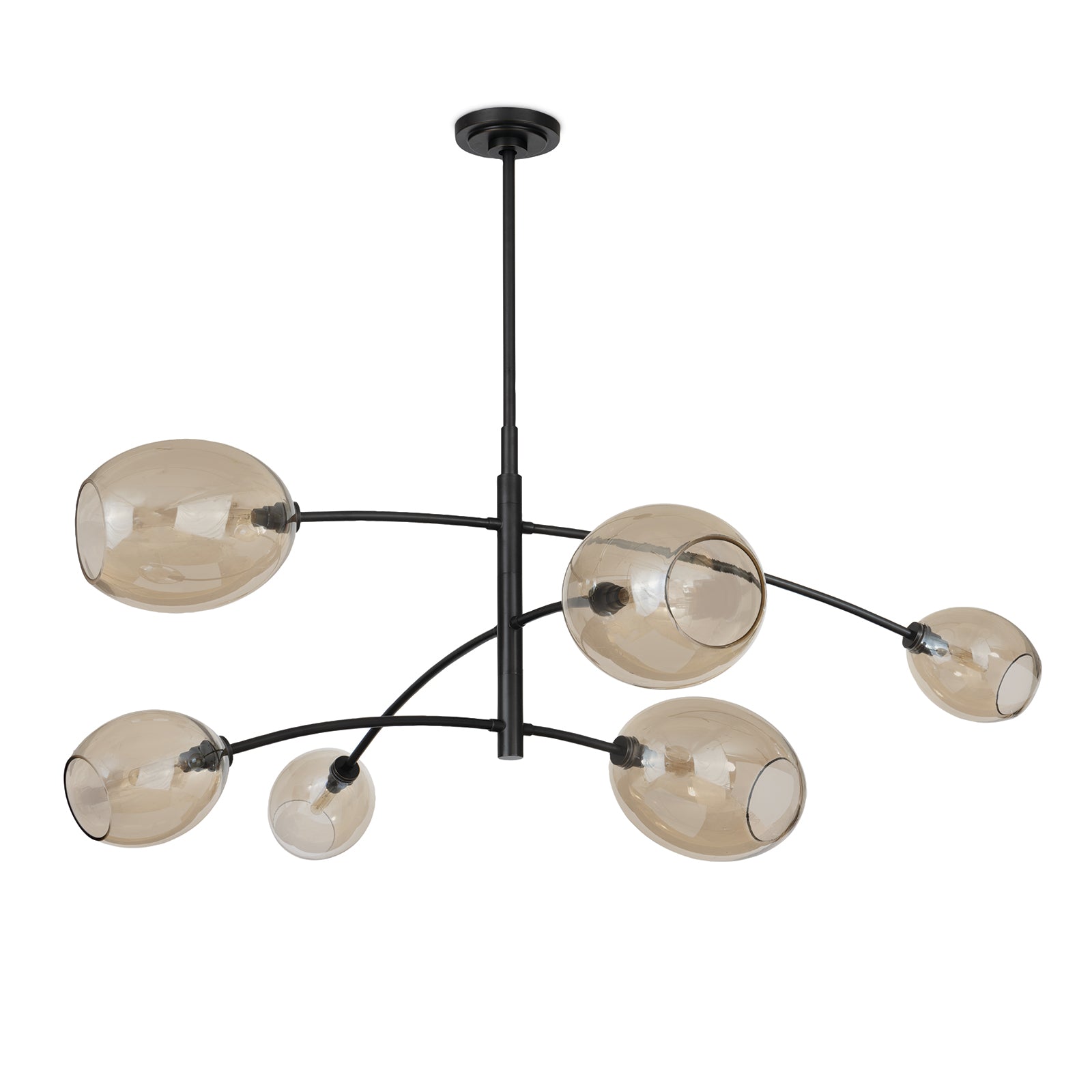 STORE FIXTURE - Artemis Chandelier (Oil Rubbed Bronze with Champagne Glass) LIGHTING - store fixture Regina Andrew