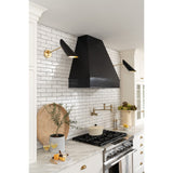 Vest Single Arm Sconce (Blackened Brass and Natural Brass) Wall Sconces Regina Andrew