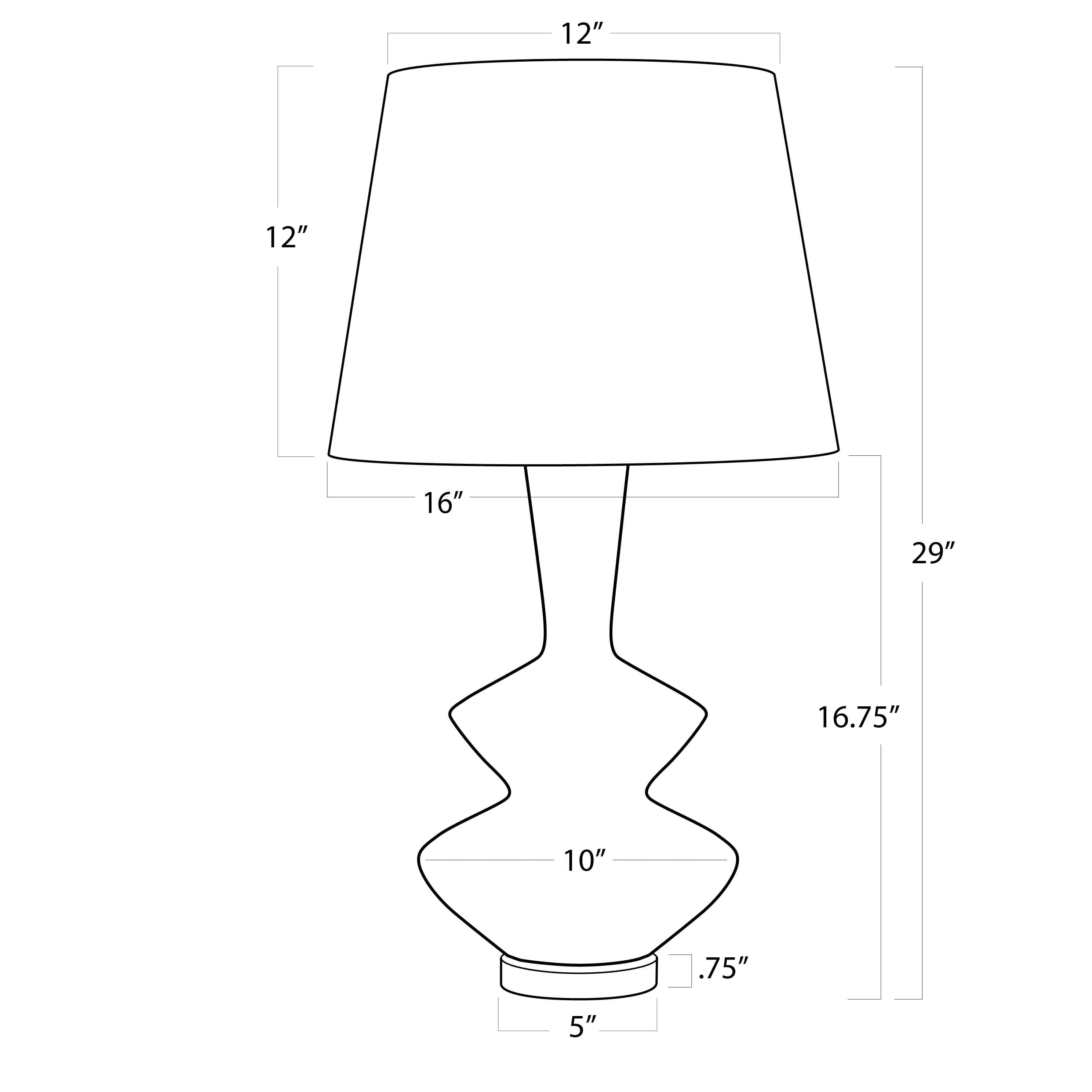 Poe Metal Table Lamp (Black) Table Lamps Regina Andrew