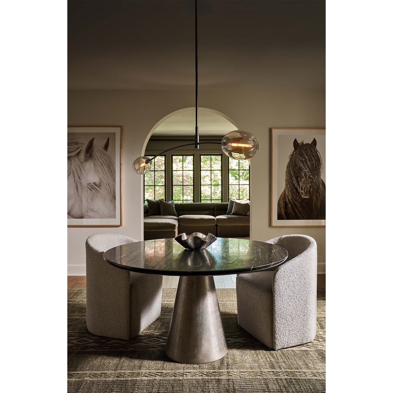 STORE FIXTURE - Artemis Chandelier (Oil Rubbed Bronze with Champagne Glass) LIGHTING - store fixture Regina Andrew
