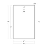 Hanging Rectangle Mirror (Steel) Mirrors Regina Andrew