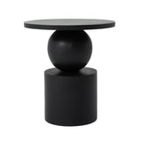 Paola Side TableBlack FURNITURE - side table Renwil