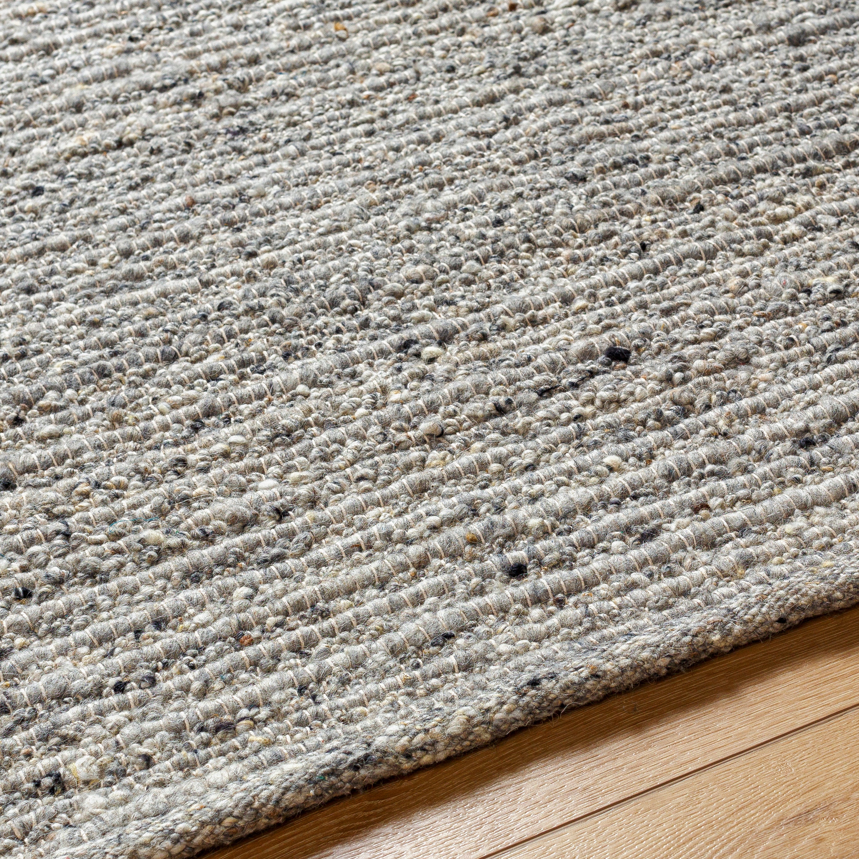 Maribel Slate Handwoven Rug RUGS - wool Surya