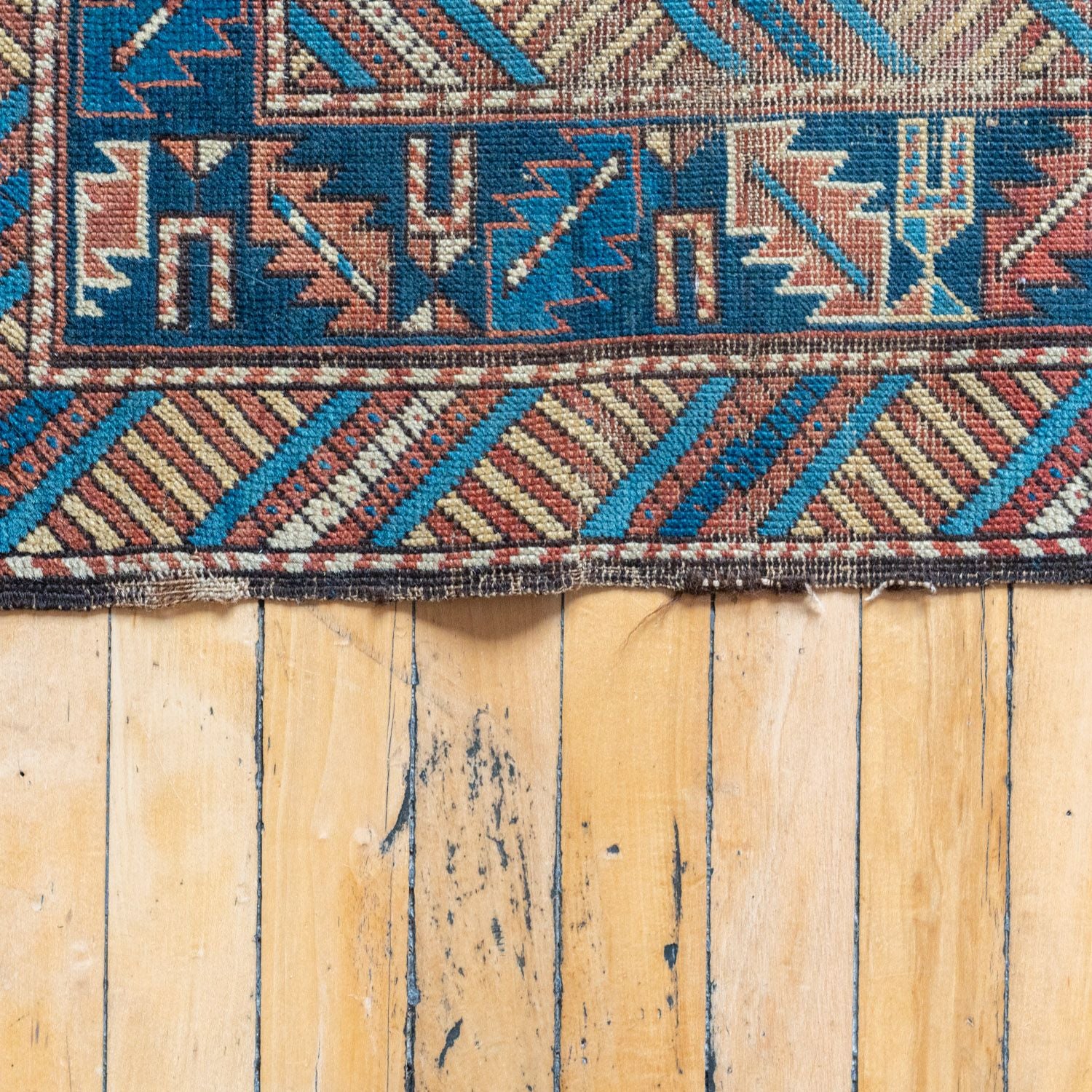 3'4" x 4'11" Antique Caucasian Rug RUGS - vintage Rug & Weave Rugs