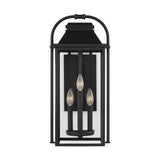 Wellsworth Medium Lantern LIGHTING - outdoor fixture Visual Comfort Textured Black